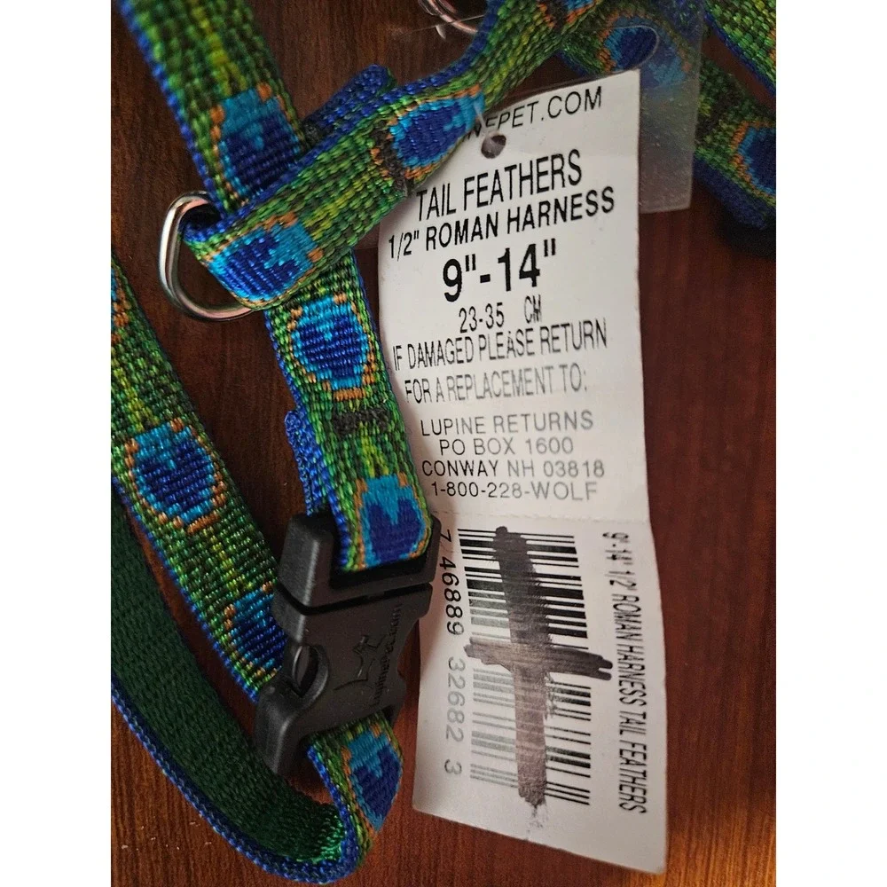 Lupine Pet Roman Harness Small 9-14